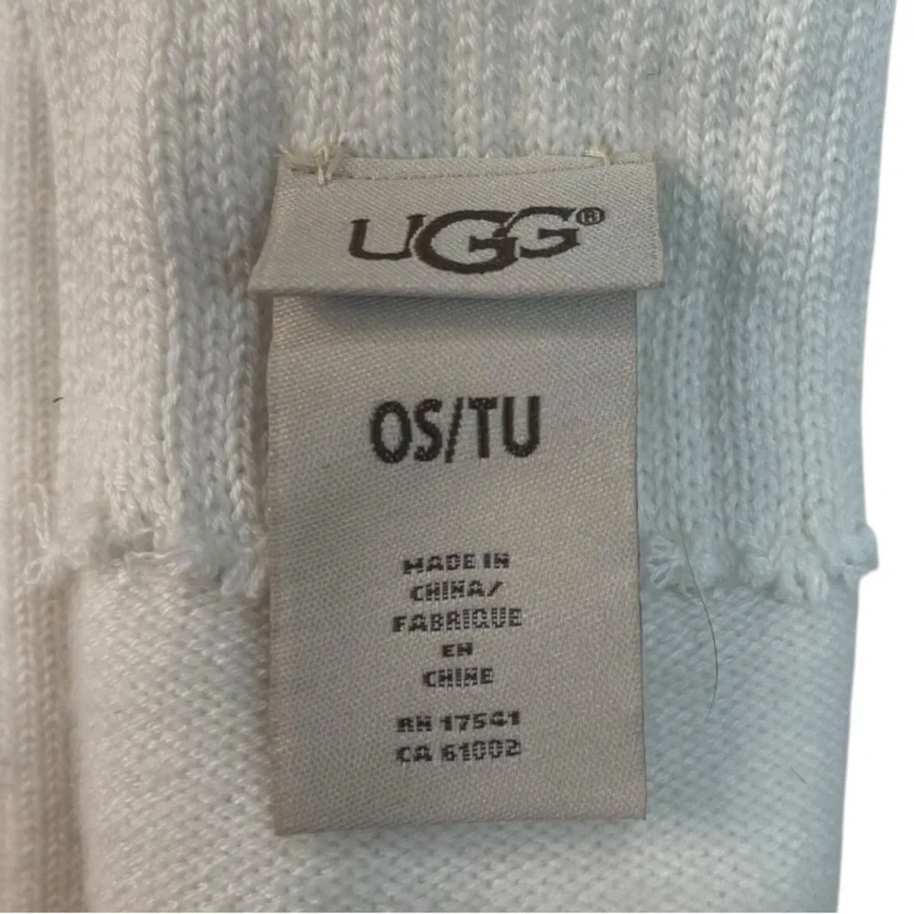 Ugg Wool Blend Knit Tech Glove Ivory White